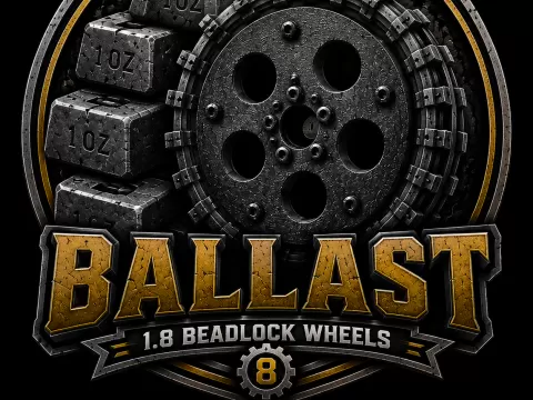 Ballast 1.8" RcCrawler Wheel
