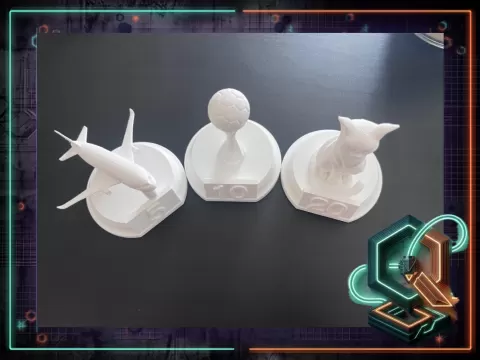 Customisable trophy base in 3 size