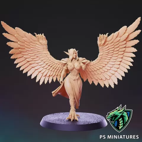 Fantasy Harpy - Queen by PSMiniatures