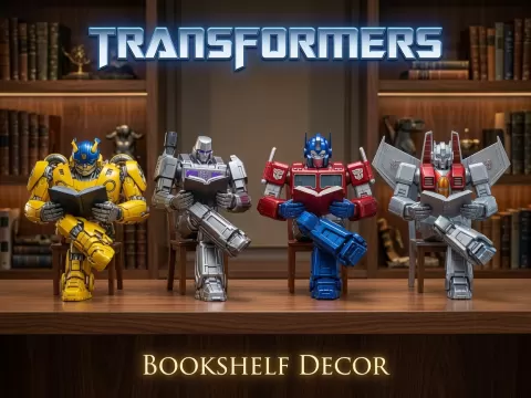 Transformers Bookshelf Decors
