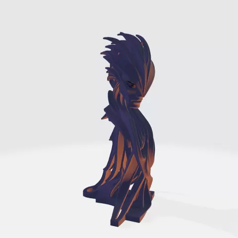 stl sculpture of a woman by Mayra Guamialama