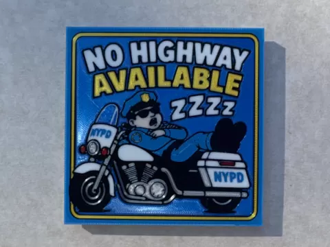 No Highway Available – Funny NYPD Police Coaster