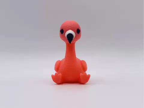 Knitted Flamingo