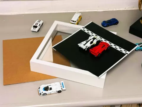 Hot Wheels Grid Road Display Frame