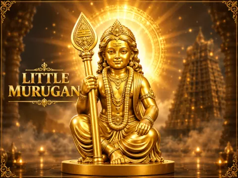 lord little murugan with vel (high detailed)