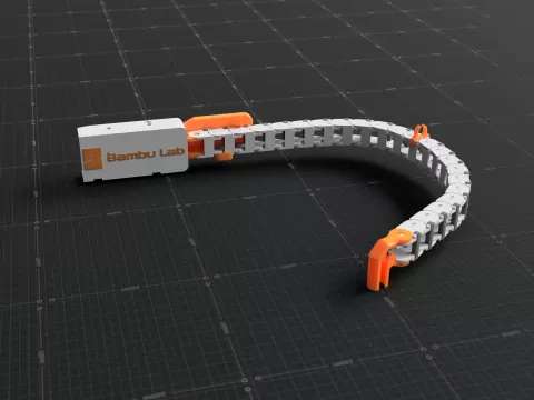 Bambu Lab P1P Cable Drag Chain Assembly - 5/9 Updated