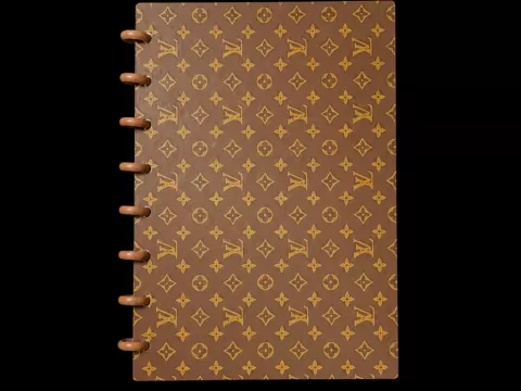 Luxury-Inspired A5 Notebook Cover
