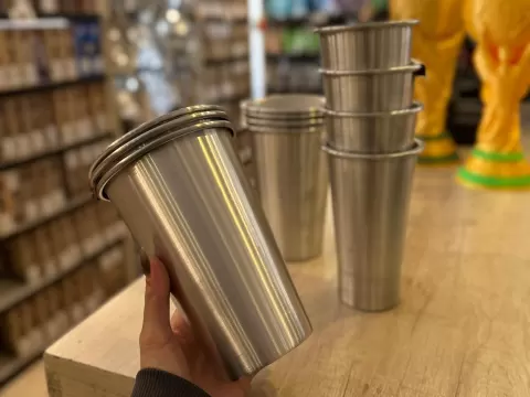 Negativo vasos de aluminio - 500ml / 600ml / 1L