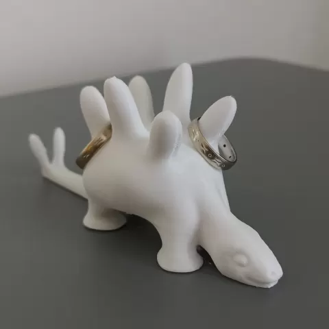 Stegosaurus ring holder