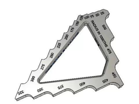 Radius gauge