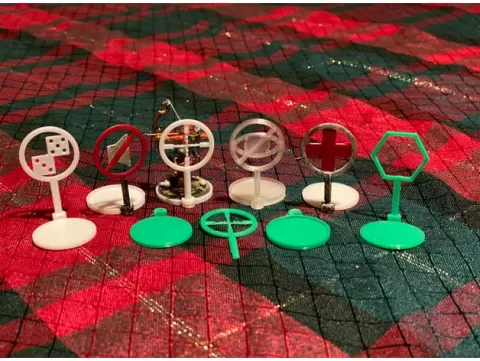 D&D miniature spell and condition markers