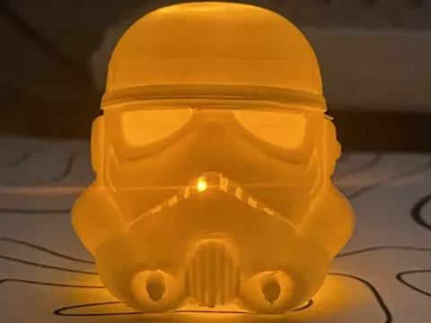 Stormtrooper Tea light candle