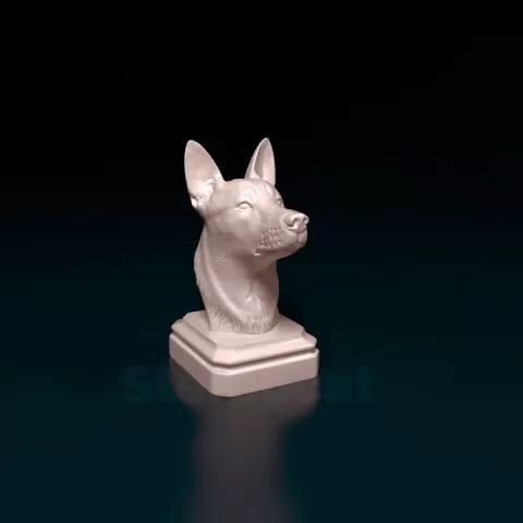 Malinois bust by Giunninen Andrei