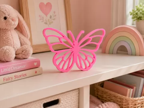 Borboleta2 Decorativa 3D Decoração Quarto Infantil
