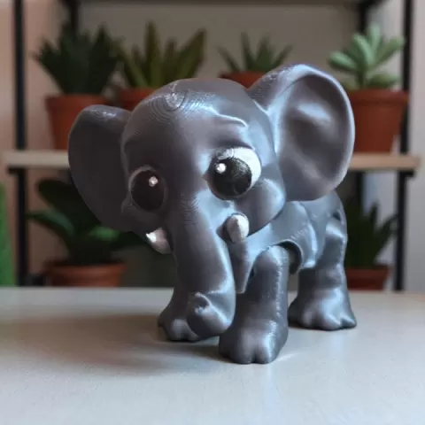 Big Flexi Elephant by 3DJPDESIGNS
