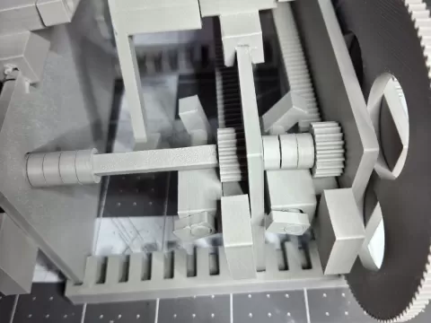 3-Stage Rack and Pinion Rubber Band Motor