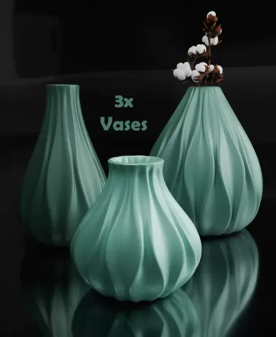 Vase Trio Decor Set