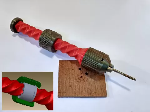 Push Drill With One-Way Clutch (and a decent chuck)