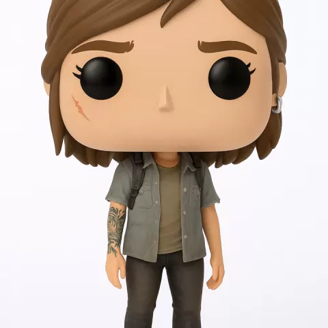 ELLIE THE LAST OF US FUNKO POP STYLE – STL Fan Art Model by Abyss Art Studio