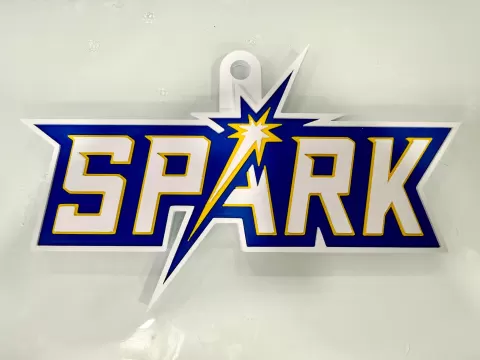 OKC Spark Oversize Chain Logo
