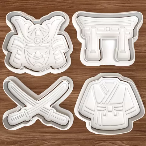 Samurai Cookie Cutter Set