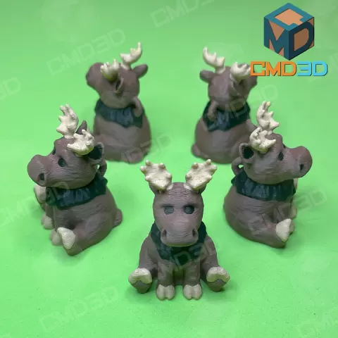 Free File : Mini Moose Keychain by Cody