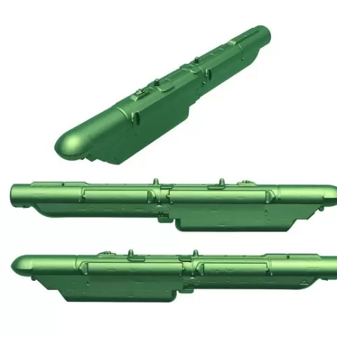 AN ALQ 184 / AN/ALQ-184 / missile stl / Missile Launcher / Air Intercept Missile