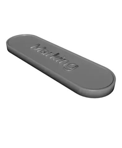 Magnetic labels - Marking.stl