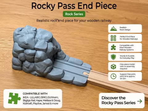 Rocky Pass End Piece