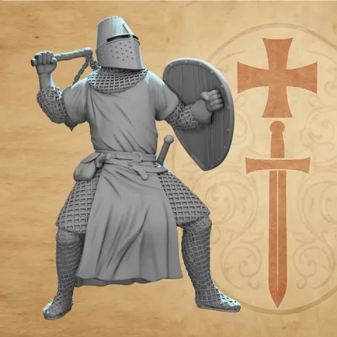 Livonian Knight – or Swerd Brethern Knight by Northern Crusades Miniatures
