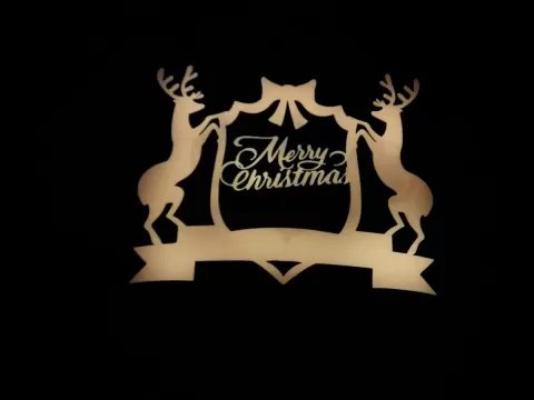 Merry Christmas Signs + Bonus Ornament Trio – Glow-in-the-Dark Set