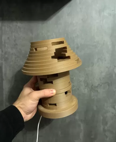 Stacked Christmas Tree LED Lamp