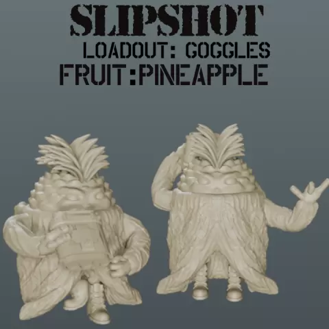 Delta Fruit: SlipShot Pineapple Commando Goggles Loadout by Yerman Munoz