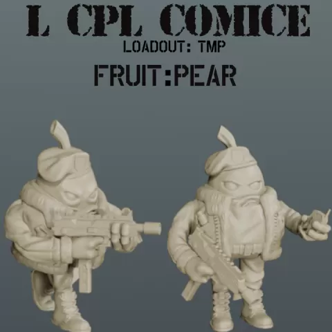 Delta Fruit: L CPL Comice Pear Commando TMP Submachine Gun Loadout by Yerman Munoz