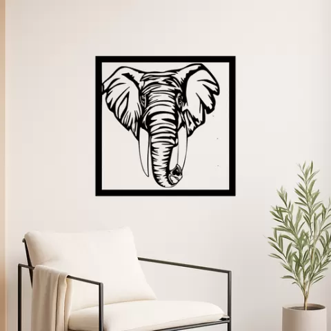 God of War's Kratos God Of Wars Kratos Boar Head Wall Art Framed