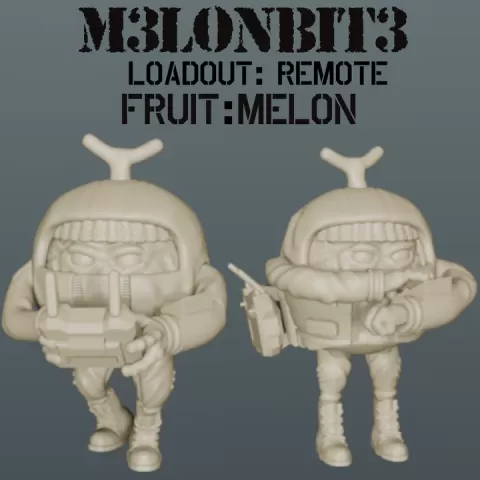 Delta Fruit: M3lonBit3 Melon Commando Remote Controller Loadout by Yerman Munoz