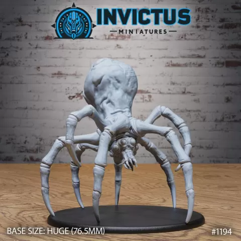 Ice Cave Spider / Arachnid / Arctic Crawler / Snow Insect Beast / Nature Arachnoid / Wild Animal / Winter Creature / Forest Monster by Epic-Miniatures