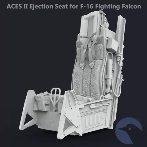 ACES II Ejection Seat High-Detail Set for F-16 Fighting Falcon by Nikita Sheshin