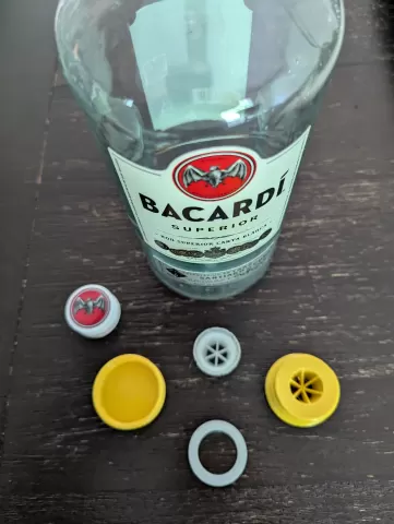 Non Refillable Fitment (NRF) - Tested on Bacardi Bottle - GPI 33-400 Thread Profile
