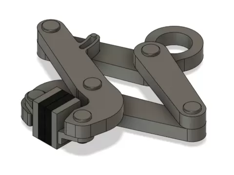 Pinza Multiuso Gommata 1:4 | Meccanismo Articolato