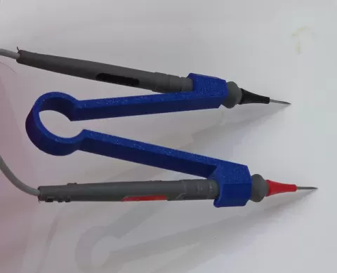 Multimeter (DMM) probe tweezer