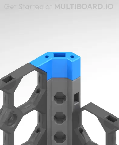 L - Left Side - End Cap - Multiboard Beam