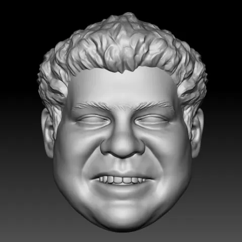 Pedro Morales action figure head