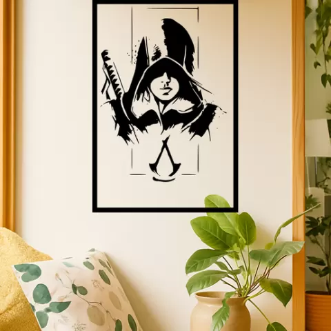 Assassin's Creed's Ezio Auditore Assassins Creeds Ezio Auditore Sister Paola Wall Art Framed