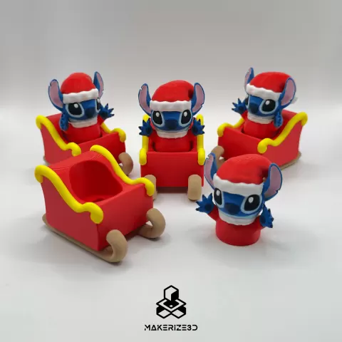 Stitch Santa Clicker