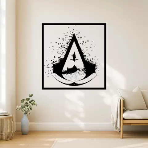 Assassin's Creed's Ezio Auditore Assassins Creeds Ezio Auditore The Brotherhood Sym Wall Art Framed