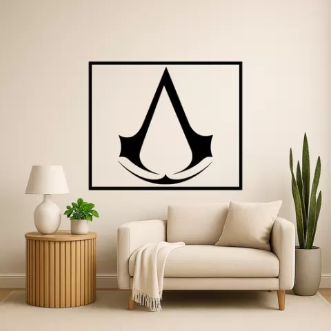 Assassin's Creed's Ezio Auditore Assassins Creeds Ezio Auditore The Assassins Cross Wall Art Framed