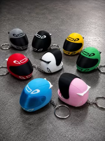 Racing Helmet Keychain 2.0