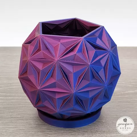 Geometric Flower Pot - Modern Celestial Planter