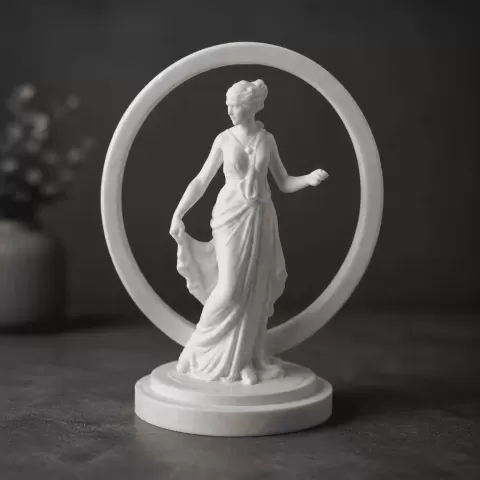 Elegant Classical Goddess Sculpture